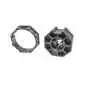 Preview: elero Adapterset, SW 70, 8-kant, Profilrohr, Selve (Typ 12)