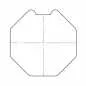 Preview: elero Adapterset, SW 70, 8-kant, Profilrohr, Selve (Typ 12)