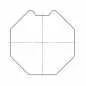 Preview: elero Adapterset, SW 70, 8-kant, Profilrohr (Typ 40)