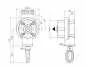Preview: Geiger Kegelradgetriebe 3:1 für Tuchwelle 78 mm