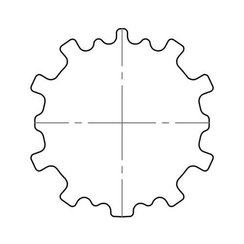 elero Adapterset 54 x 0,5 mm Zurflüh-Feller Profilrohr (Typ 19)