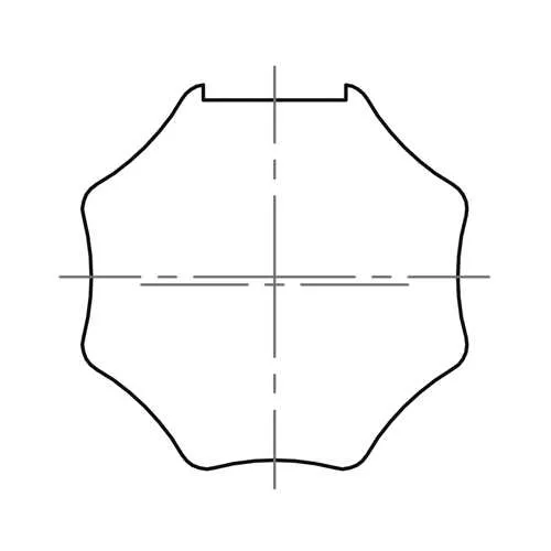 elero Adapterset 8-kant SW 40 Profilrohr (Typ 9)