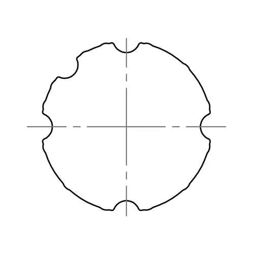 elero Adapterset 45 mm Zurflüh-Feller ZF 45 Profilrohr (Typ 13)