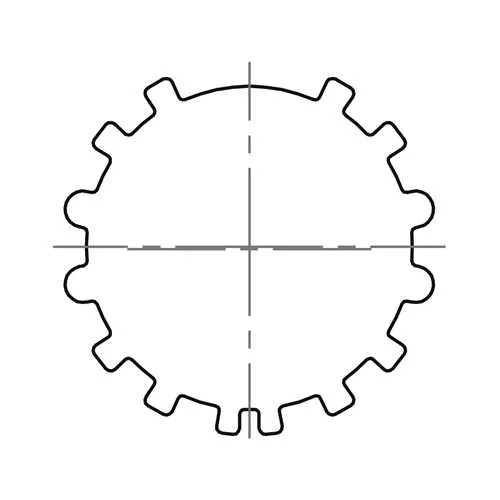 elero Adapterset 43,5 mm Tecnolight/Acmeda Profilrohr (Typ 12)