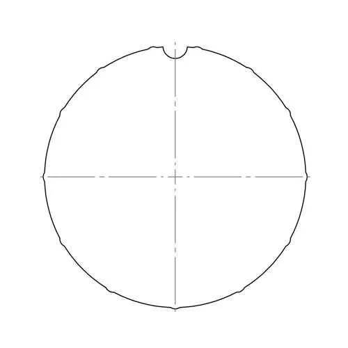 elero Adapterset, 102x2 mm, Rundrohr (Typ 8)