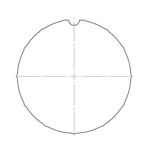 elero Adapterset, 98x2 mm, Rundrohr mit M6 (Typ 7)