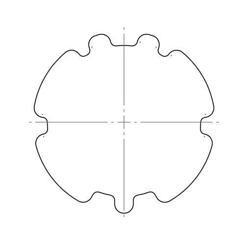 elero Adapterset, ZF 80, Profilrohr, Zurflüh-Feller (Typ 15)