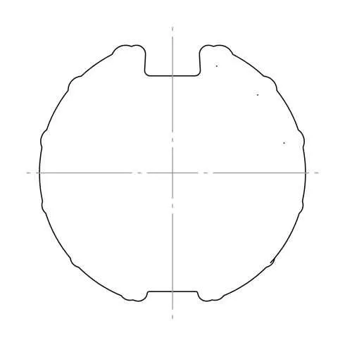 elero Adapterset, 78x1 mm, Nutrohr, Röchling