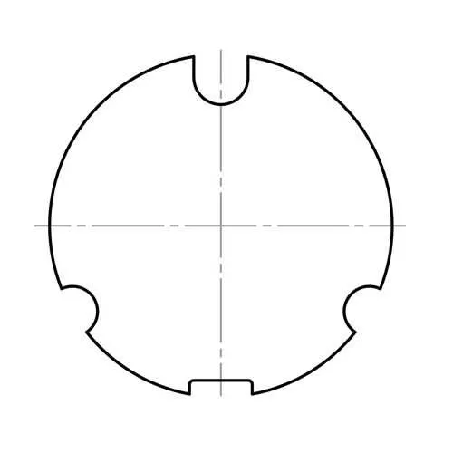 elero Adapterset 85 x 1 mm Nutrohr leitfähig
