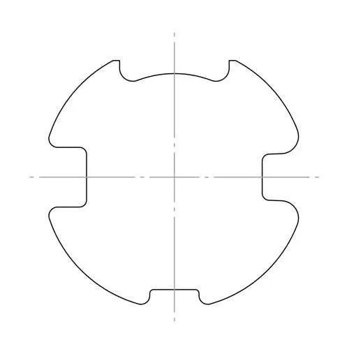 elero Adapterset 78 x 1 mm, Welser für ZIP-Anlagen Nutrohr