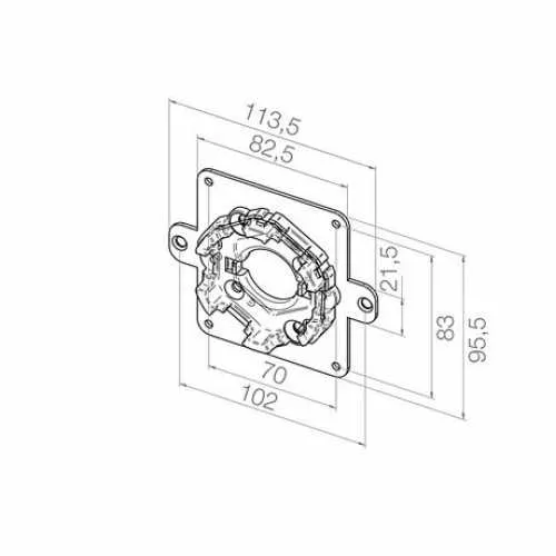 elero Motorlager | 230040101