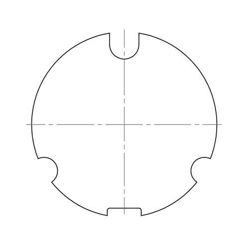 elero Adapterset 85 x 1 mm Nutrohr (Typ 12)