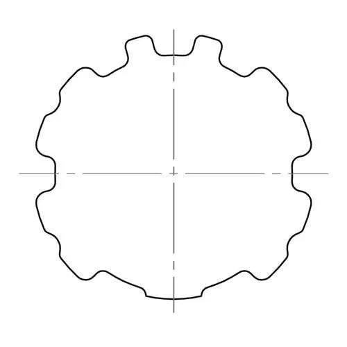 elero Adapterset, 65 mm, Rundrohr, Hoos (Typ 38)