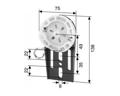 Motorlager für Rollladenfertigkasten | 281933