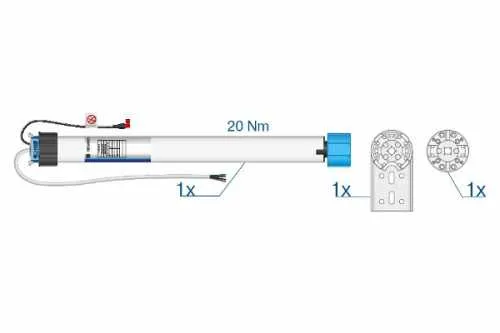 Becker BoxCTRL DECT-Rollladenantriebsset / A-20Nm-D01