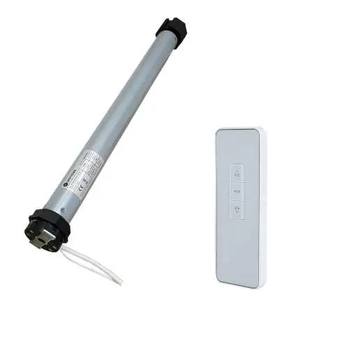Hermann Uhr Rohrmotor SP50 Silver FCH-F inkl. Handsender