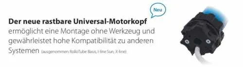 Rademacher RolloTube S-line Zip DuoFern Medium SLDZM