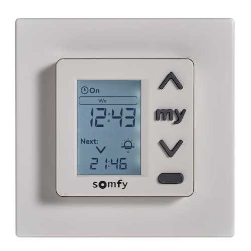 Somfy Chronis Uno 50 x 50 mit Rahmen weiß