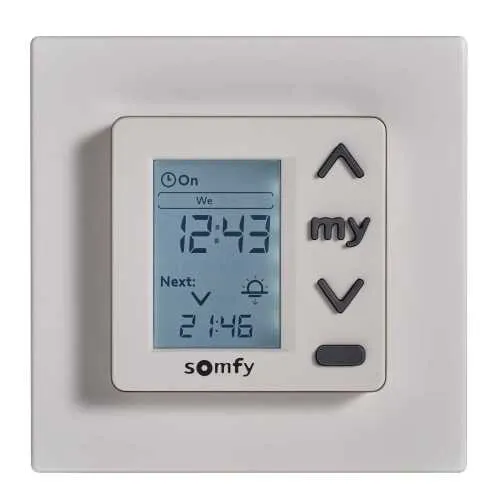 Somfy Chronis Uno 50 x 50 mit Rahmen weiß