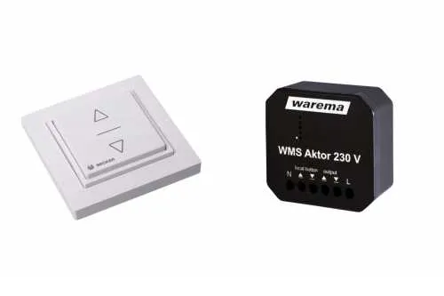 Warema WMS Aktor 230 V UP inkl. Becker Taster EC62P