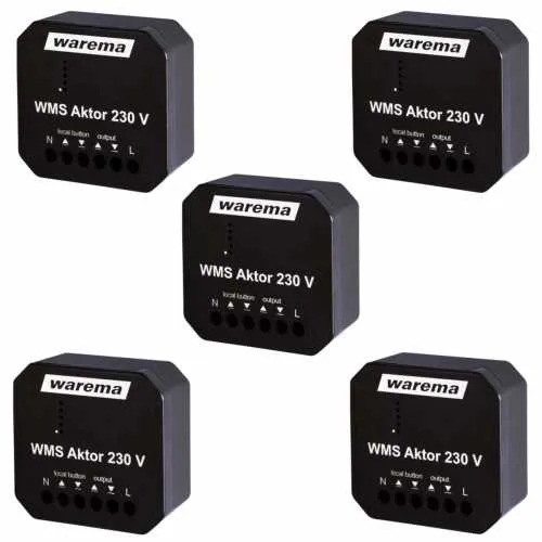 Warema WMS Aktor 230 V UP - 5 Stück