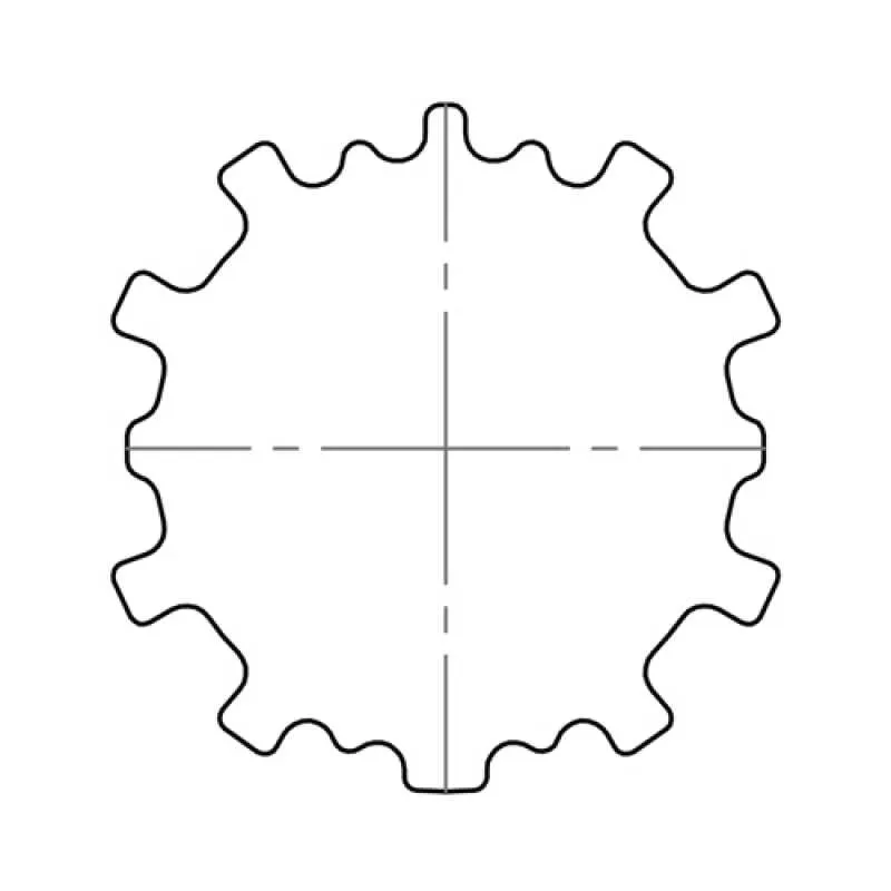 elero Adapterset 54 x 0,5 mm Zurflüh-Feller Profilrohr