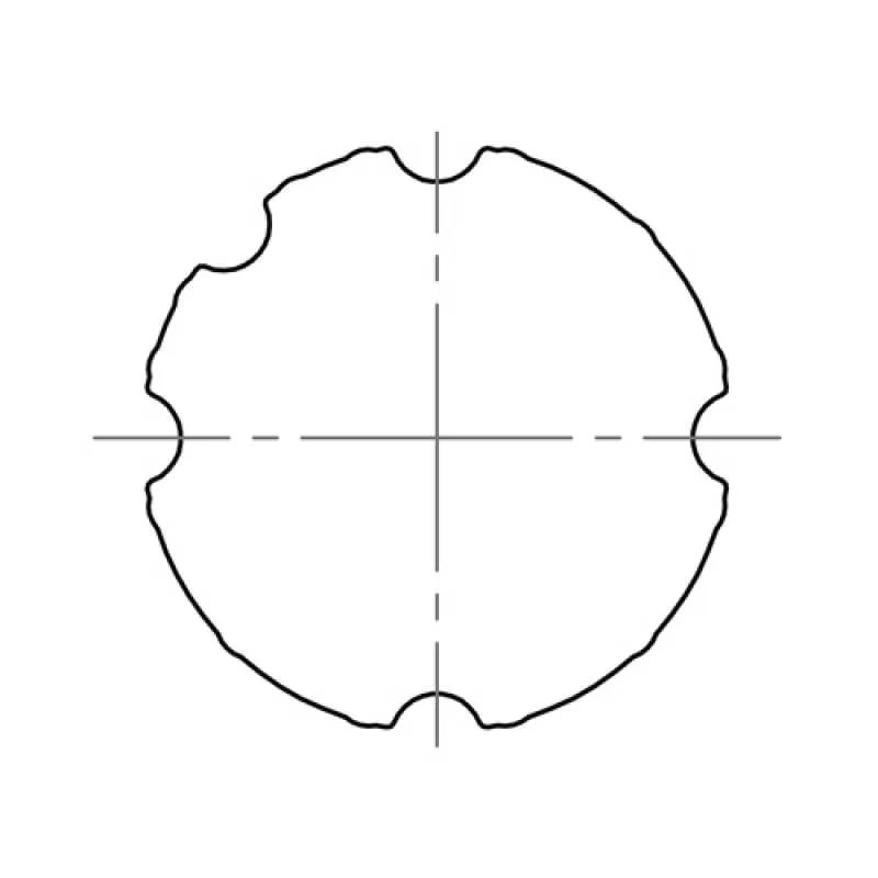 elero Adapterset 45 mm Zurflüh-Feller ZF 45 Profilrohr (Typ 13)