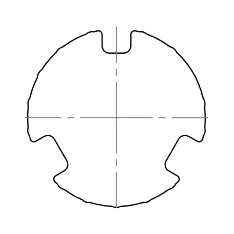 elero Adapterset 52 x 1,5 mm Nutrohr (Typ 1)