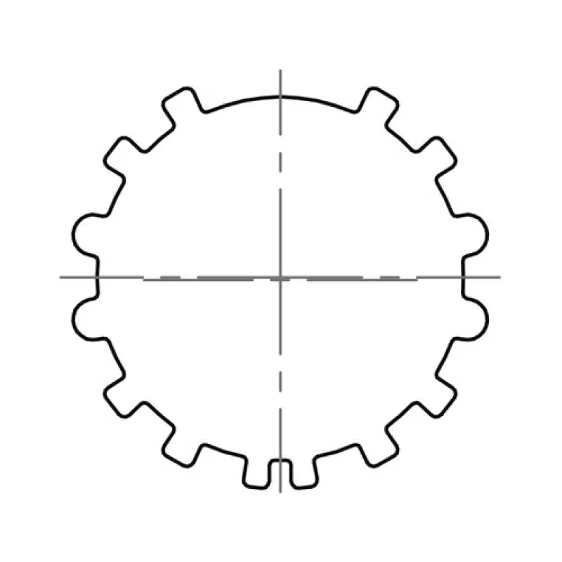 elero Adapterset 43,5 mm Tecnolight/Acmeda Profilrohr (Typ 12)