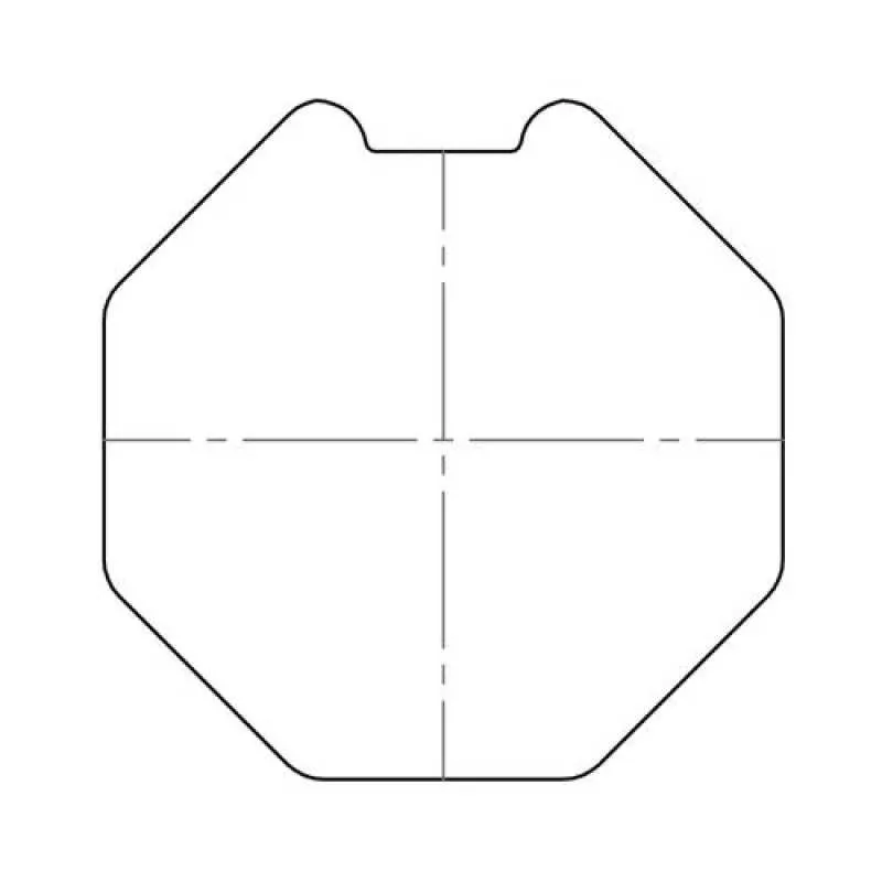 elero Adapterset, SW 70, 8-kant, Profilrohr, Selve (Typ 12)