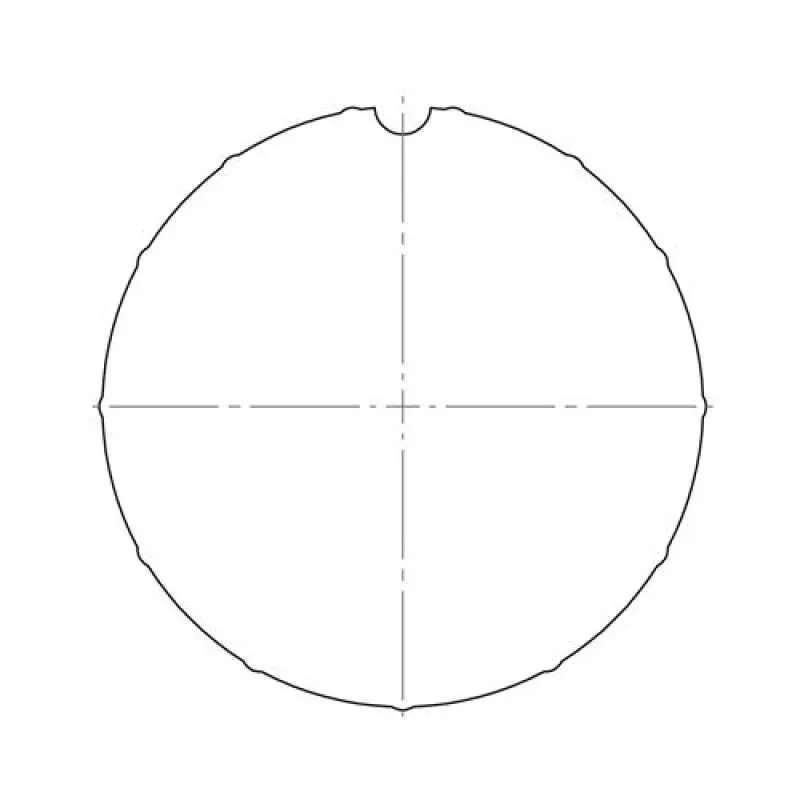 elero Adapterset, 102x2 mm, Rundrohr (Typ 8)
