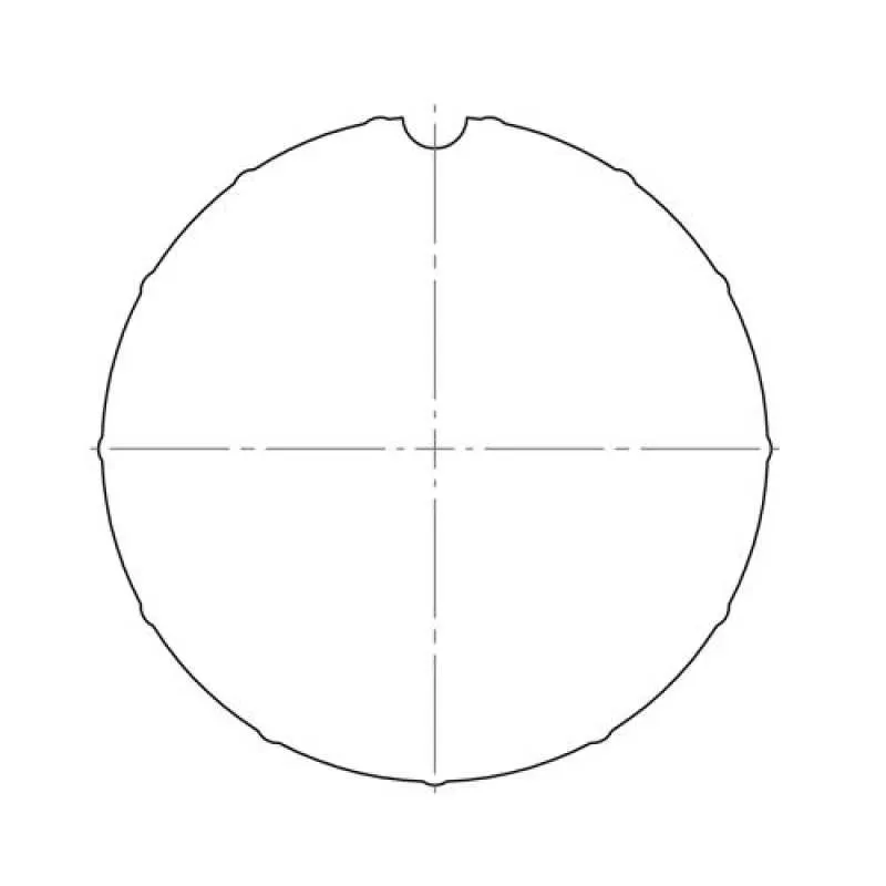 elero Adapterset, 98x2 mm, Rundrohr mit M6 (Typ 7)