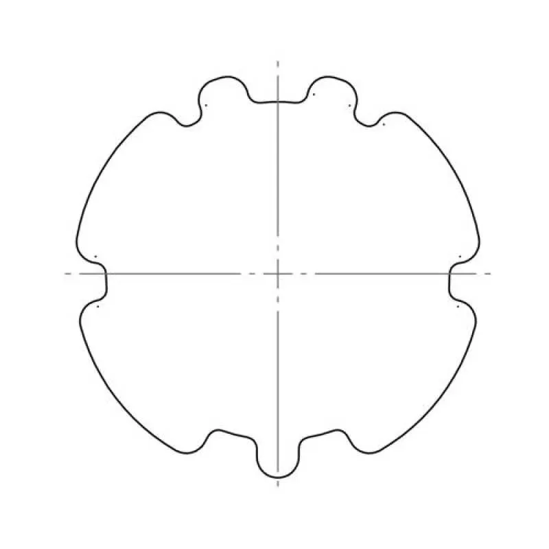 elero Adapterset, ZF 80, Profilrohr, Zurflüh-Feller (Typ 15)