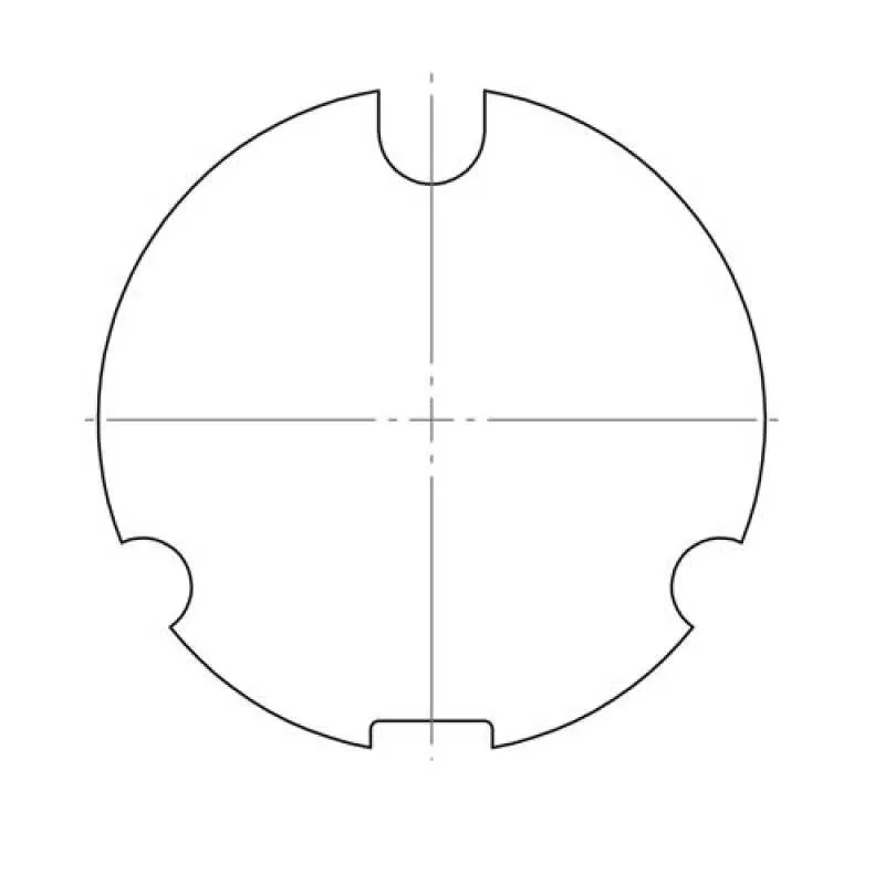 elero Adapterset, 85x1 mm, Nutrohr (Typ 2)
