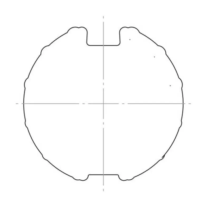 elero Adapterset, 78x1 mm, Nutrohr, Röchling