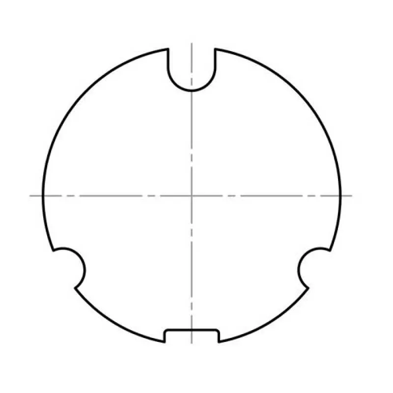 elero Adapterset 85 x 1 mm Nutrohr leitfähig