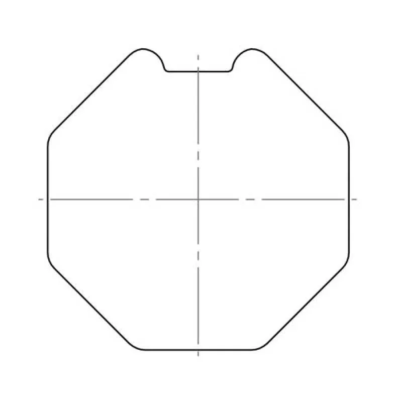 elero Adapterset, SW 70, 8-kant, Profilrohr (Typ 40)