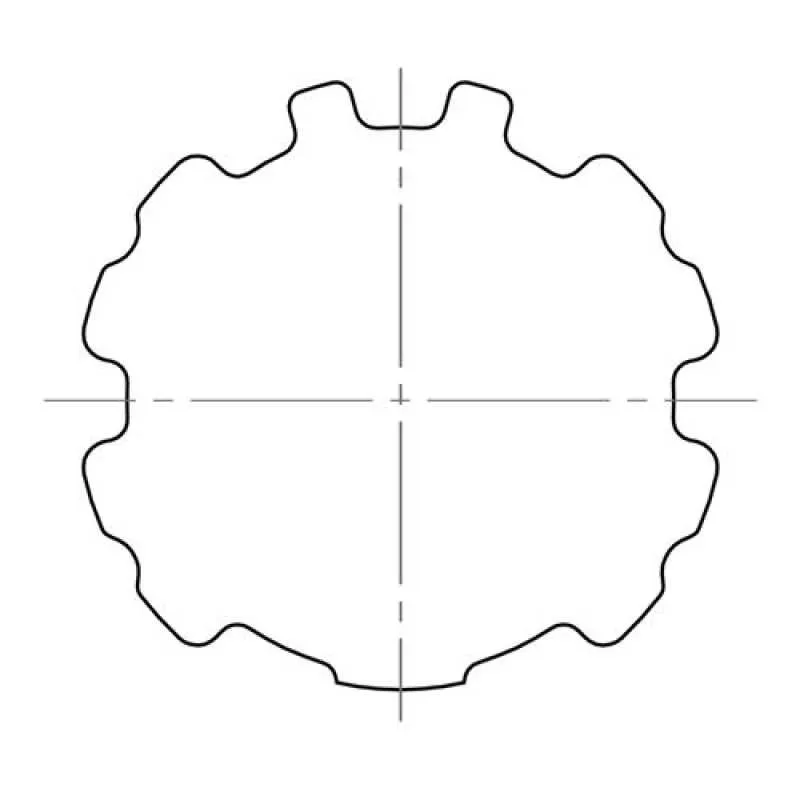 elero Adapterset, 65 mm, Rundrohr, Hoos (Typ 38)