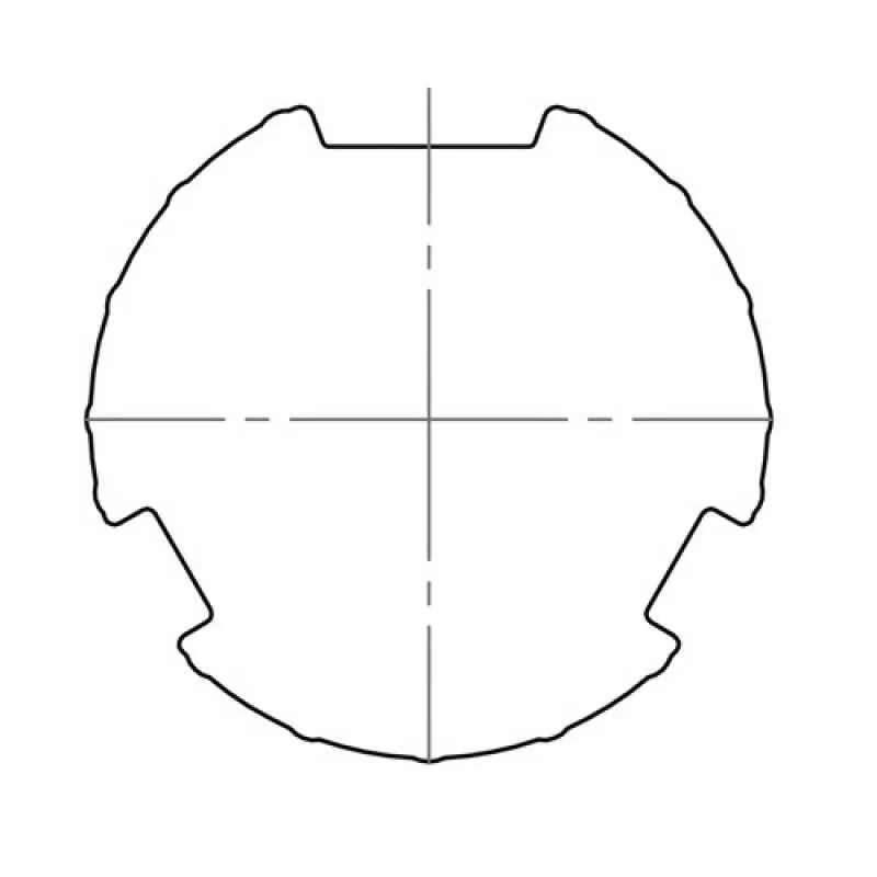 elero Adapterset 57 mm, Ates, MHZ Nutrohr (Typ 1)