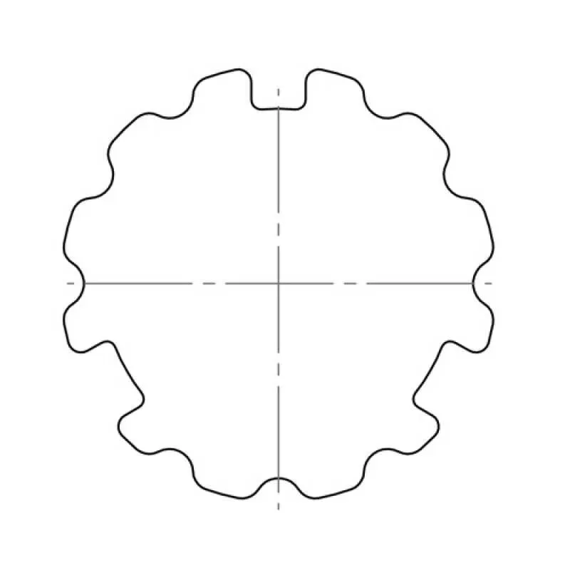 elero Adapterset 71 x 1,5 mm, Hassinger Nutrohr (Typ 8)