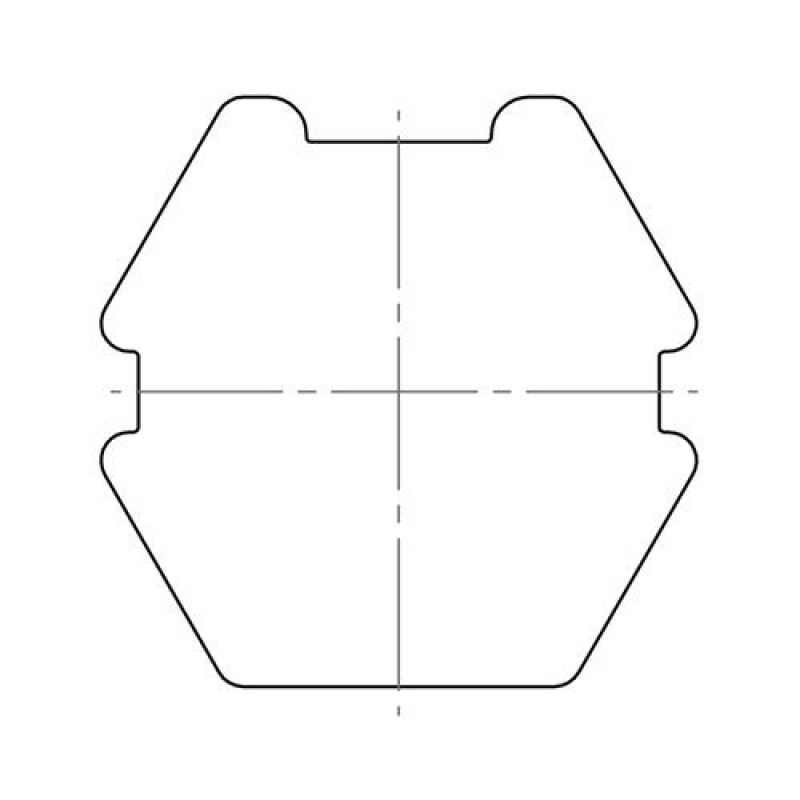elero Adapterset, 75 mm, 6-kant, Profilrohr, Butzbach (Typ 42)