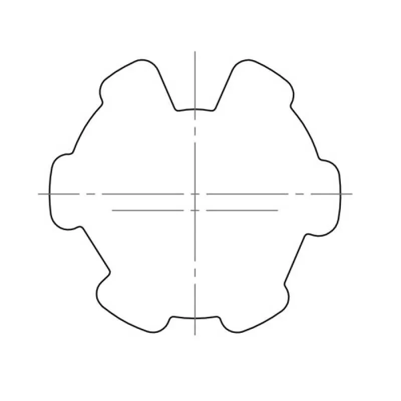 elero Adapterset 70 mm Nutrohr (Typ 7)