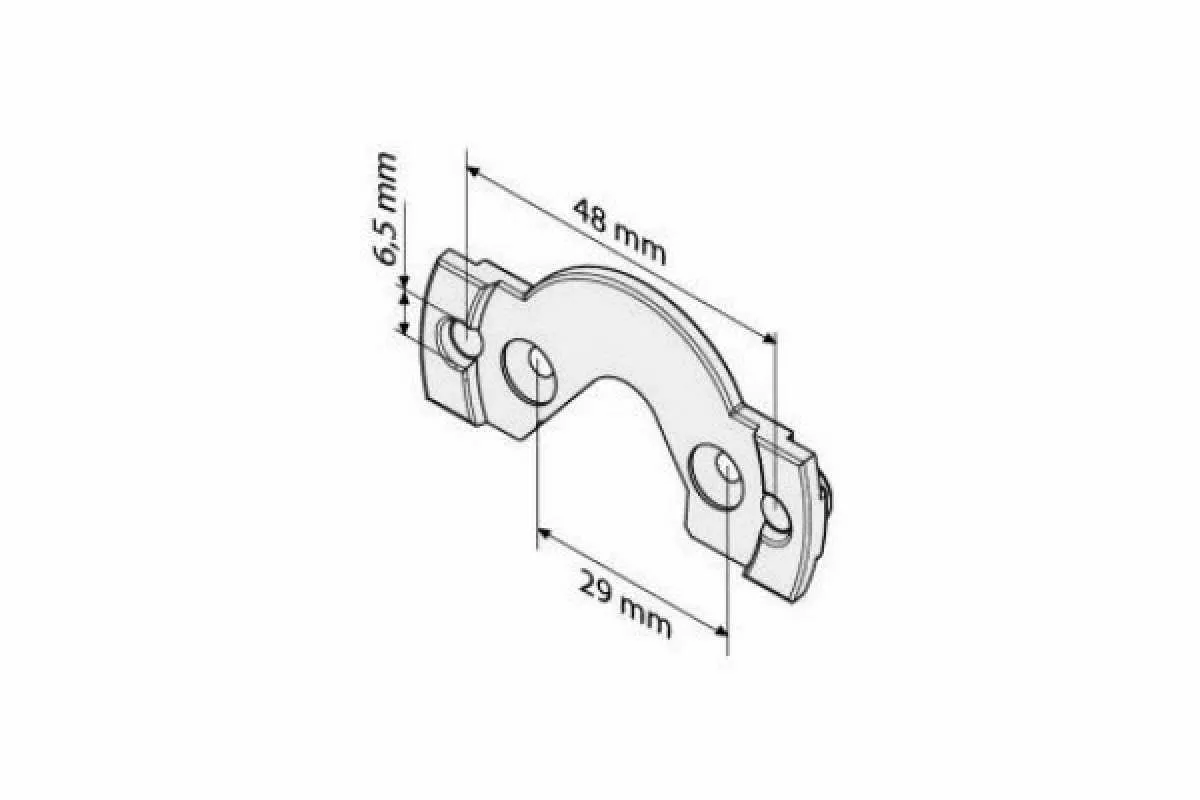 Becker Anschlussteil Mini-Lasche-P | 49302002320