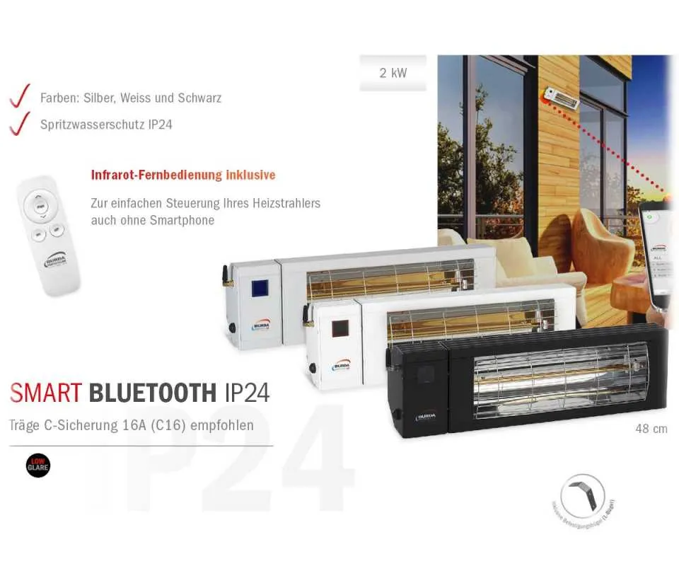 Burda SMART BLUETOOTH IP24 2000W Burda SMART BLUETOOTH IP24 2000W