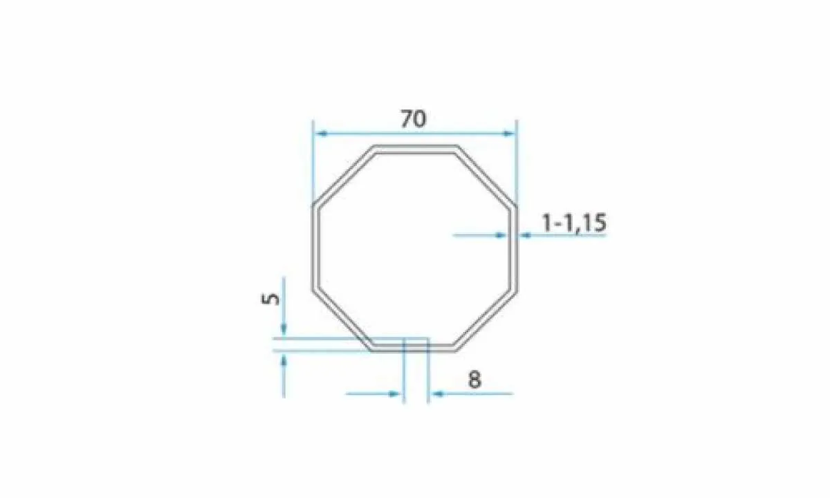 FAAC Adapterset | 8-kant SW 70 | A4505-0502
