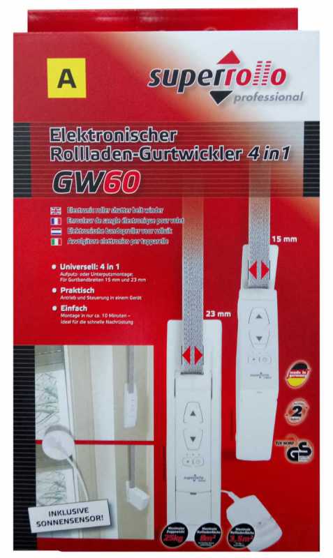 superrollo GW60 / elektronischer Gurtwickler