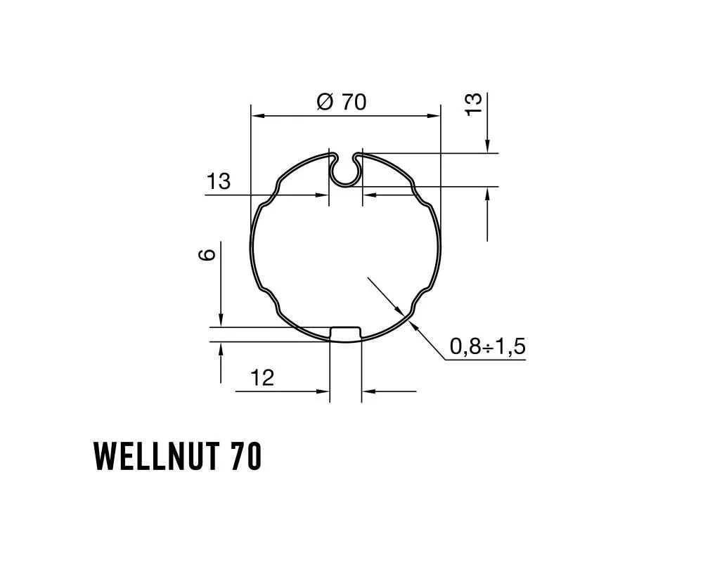 Nice Adapterset Nutrohr 70 | 515.17000