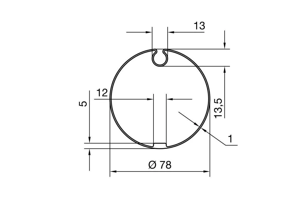 Nice Adapterset Nutrohr 78x1 | 515.17801