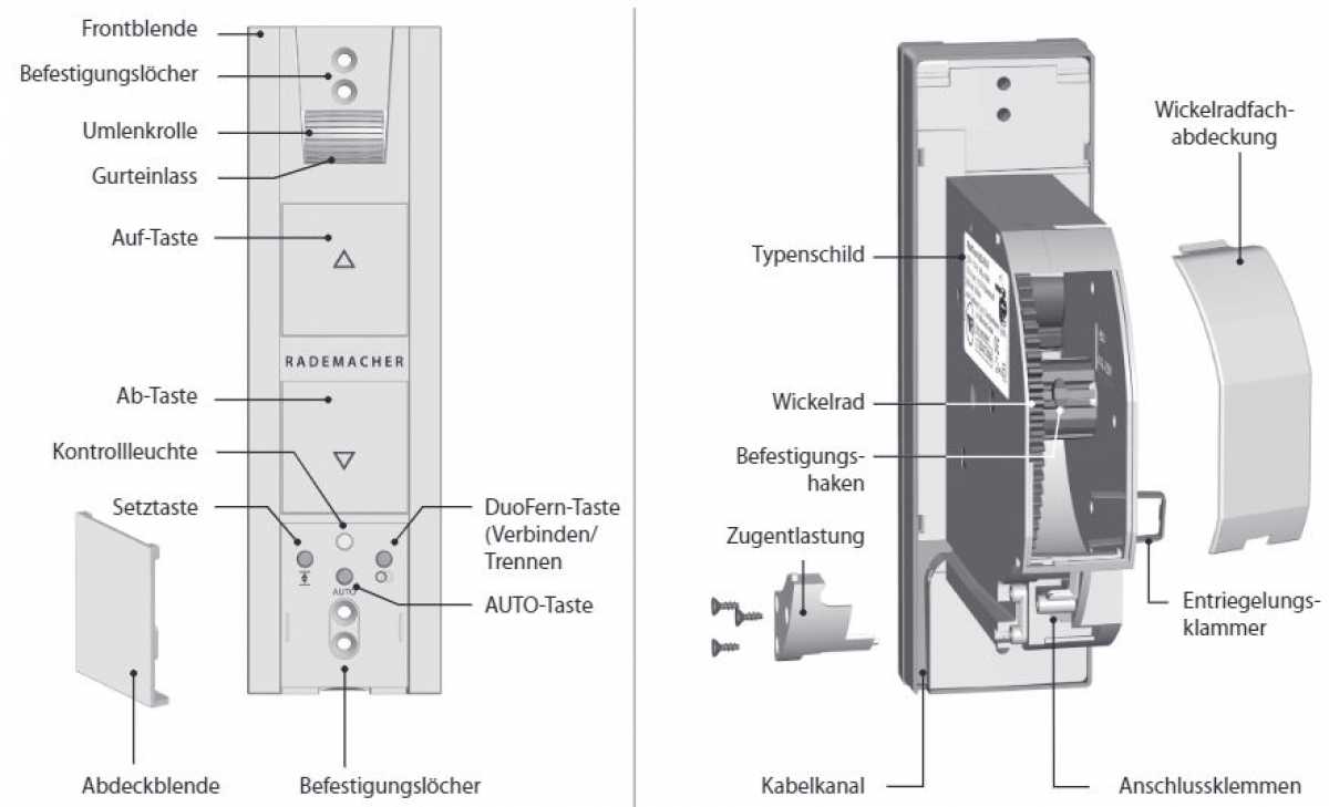 Rademacher RolloTron Basis DuoFern 1200-UW Rademacher RolloTron Basis DuoFern 1200-UW