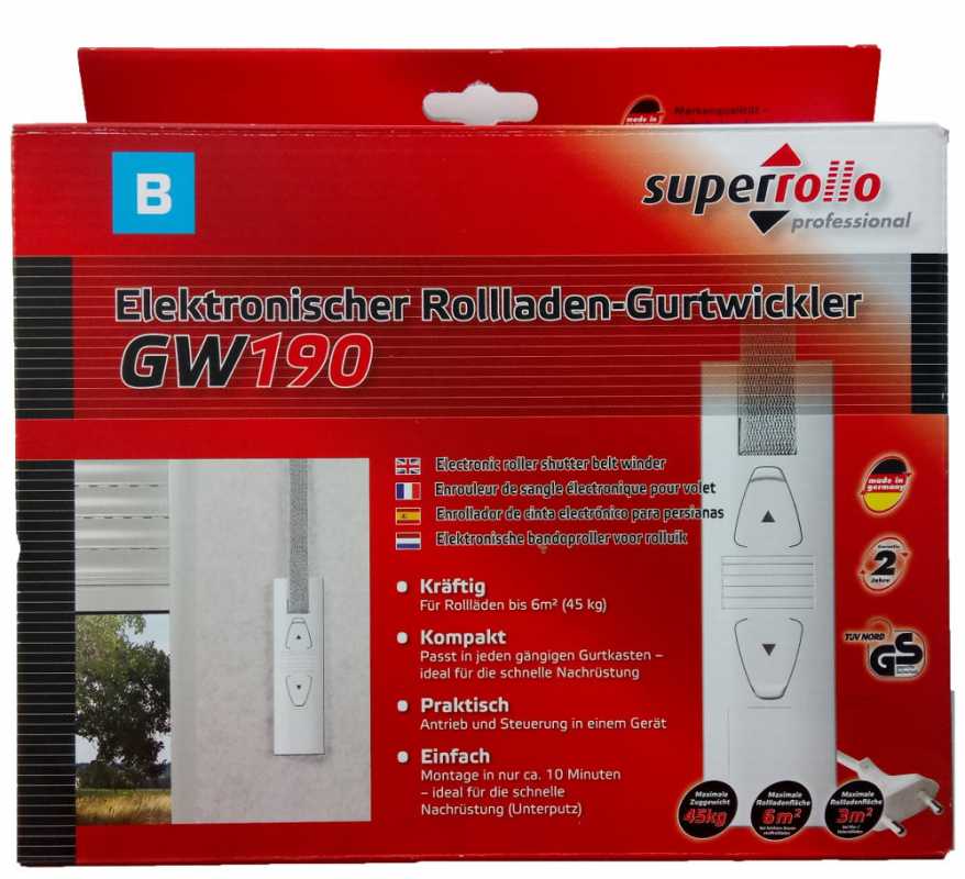 superrollo GW190 / elektronischer Gurtwickler